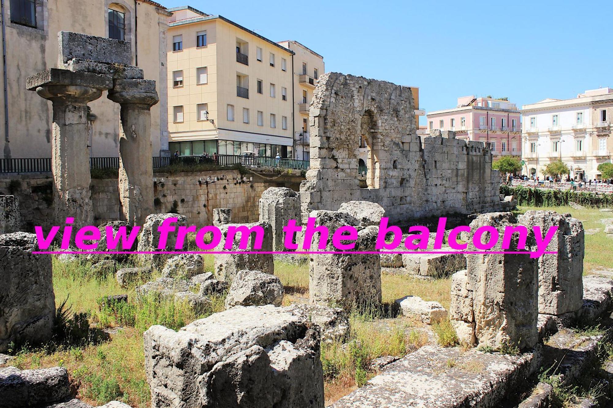 Apollonion Hh Above Apollo'S Temple Ortygia Apartment Syracuse Bagian luar foto